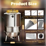 Topika Heavy-Duty BBQ Grill Perfect for Braais, Smoking and Outdoor Cooking