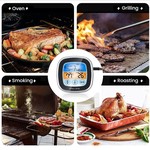 Topika - Digital Oven Thermometer - LCD Timer - Probe - 1m Cord