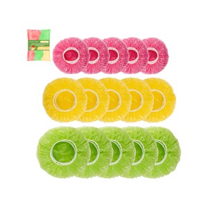 TopikaHome - 100 Piece Reusable Plastic Bowl Covers Set, 3 Sizes, Elastic Fit