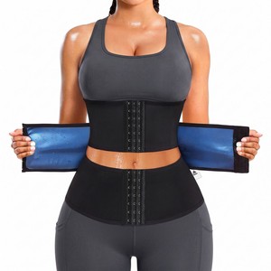 Topika Women's Segmented Workout Waist Trainer Belt, Black Waist Shapewear
