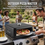 Topika Portable Pizza Oven Grill, Multifunctional Outdoor Pizza Maker