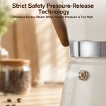 Bincoo - Moka Pot 6 Cup Stovetop Espresso Maker, 300ML Moca Coffee Pot