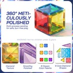 Topika Diamond Window Magnetic Tiles Building Set with Colour Box 120-Piece