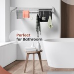 Topika - Retractable Wall Mounted Clothes Drying Rack, Space Saving