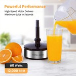 TopikaHome Electric Citrus Juicer Orange Lemon Squeezer BPA-Free 60W 700ml