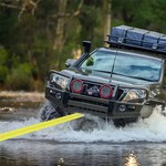 TopikaAuto 9T 6m Heavy Duty All Terrain Tow Recovery Strap with Hooks & Bag