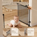 Topika Baby Gate for Stairs, 75-110cm Adjustable Safety Gate