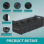 TopikaAuto - 100L Car Trunk Storage Organiser, Foldable Car Boot Organiser