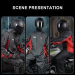 Motocentric Rain Suits for Men Waterproof Motorcycle Rain Gear Rainwear