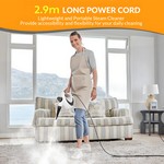 Topika Handheld Steam Cleaner for Home, Carpet, and Car - 12pcs Accessories
