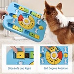 Topika Dog Puzzle Toy, Interactive Slow Feeder, 4-Way Play for All Sizes