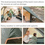 Naturehike Camping Tent 8/10 Person Waterproof 2-Layer Outdoor Family Tent