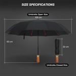 Topika Automatic Umbrella Large Foldable Windproof & UV-Resistant