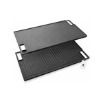 Topika Cast Iron Non-stick Grill Pan No Need For Butter Or Oil Double Sided