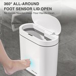 Topika - Trash Bin with Lid - Rubbish Bins for Kitchen - Hanging Garbage Can
