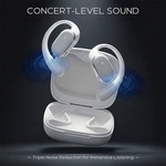 Topika - Earpods With Hooks Hooked Earphones Waterproof Earbuds