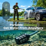 Topika - Cordless Pressure Washer 21V Car Washing Water Gun 0.85MPa
