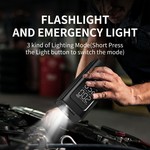 Topika 4-In-1 Car Battery Jump Starter, 1200A Peak, Portable Air Compressor