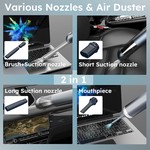Topika 4-in-1 Cordless Handheld Vacuum, Air Duster & Pump, Up to 18KPa