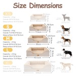 Topika Dog Sofa Mattress Bed for Large Dog,Crate Beds Kennel for Dogs
