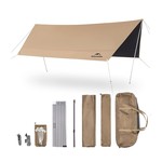 Naturehike Camping Tarp Waterproof Heavy Duty Tent Tarp Sun Shelter