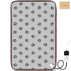 TopikaPet - Dog/Cat Heating Pad, 9 Temp Levels Timer Waterproof Mat