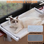 Topika Cat Window Perch Cat Window Bed Cat Bed, Adjustable Clamp Design