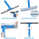 Topika-Window Squeegee Cleaner Kit with 146cm Extendable Handle