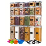 Topika - 24-Piece Airtight Food Storage Container Set, Options for Pantry