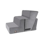 Topika Adjustable 3-in-1 Pet Stairs, Pet Ramp for Small Dogs & Cats