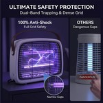 Topika - 12W Dual Band Electric Bug Zapper, 4200V Powerful Insect Killer