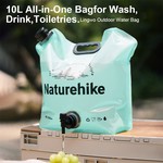 Naturehike Collapsible Water Storage Bag 10L Portable Water Jug with Faucet