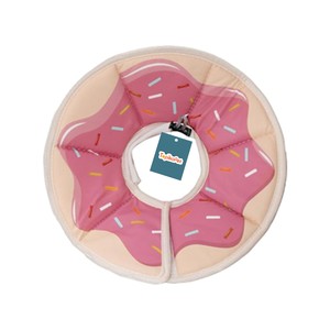 TopikaPet - S/M Pink/Blue Adjustable & Comfortable Soft Cat Cone Collar