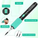 Topika Cordless Soldering Iron Kit, USB Rechargeable 3 temp Settings