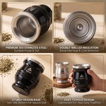 Topika - Yerba Mate Cup Set with Bombilla Straw & Cleaning Brush