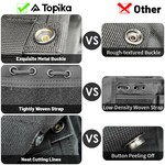Topika - Heavy Duty Tactical Vest, Combat Vest with Detachable Pouches