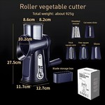 Topika - Rotary Cheese Graters with Handle, 5-in-1 Graters for Kitchen