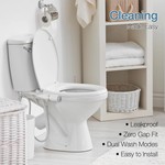 Topika Smart Bidet Toilet Seat Attachment with Dual Spray & Easy Control
