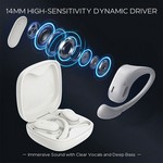 Topika - Earpods With Hooks Hooked Earphones Waterproof Earbuds