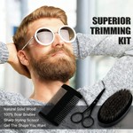 Topika 16 Piece Beard Grooming Kit for Men - Complete Beard Care Set