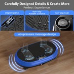 Topika Vibration Plate Vibrating Gym Machine With Bluetooth Speaker&2 Bands