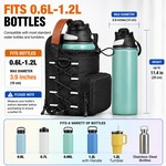 Topika Magnetic Gym Bag Water Bottle Carrier, 3 Magnets, Waterproof, Large