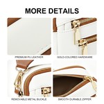 Topika Crossbody Bags for Women Shoulder Bag Vegan Leather Crossbody Purse