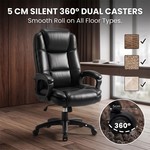 Topika Elite 200 -Leather Executive Home Office Chair, Ergonomic Desk Chair
