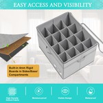 Topika-Shoe Rack Organizer for Entryway,Shoe Organiser Large 16 Mesh Pocket