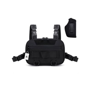 Topika - Tactical Chest Bag Crossbody Backpack with Gun Holster for Men