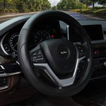 Topika - Exquisite Microfiber Leather Steering Wheel Cover, Universal Fit