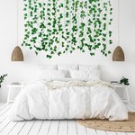 Topika Artificial Ivy Vines & Butterfly Fake Plants for Room Decor, 24pcs