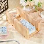 Topika - 7 In 1 Soap Box Kit, Silicone Wooden Soap Molds, Soap Loaf Mould