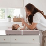 Topika Waterproof Baby Diaper Mat with Soft PU Faux Leather, Changing Pad